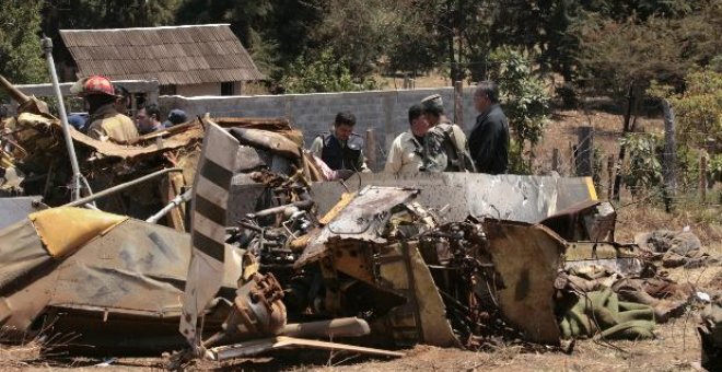 Mueren once militares al caer un helicóptero en el oeste de México