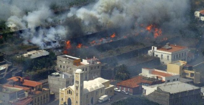 El foco de los incendios de La Gomera que sigue activo es el de Agulo