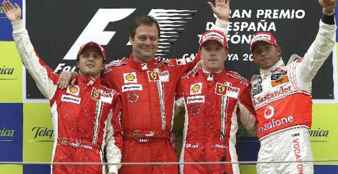 Victoria de Kimi Raikkonen en el Gran Premio de España