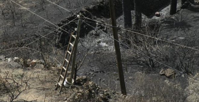 Medios aéreos del Estado vertieron 650.000 litros de agua para controlar el incendio