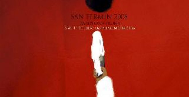 El cartel "Con tacto" del pamplonés Antoñanzas anunciará los Sanfermines 2008