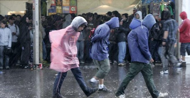 Las lluvias provocan cortes de tráfico en la N-340 en la zona norte de Castellón