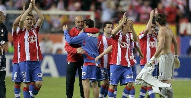 El Atlético vuelve a la Copa de Europa; Zaragoza, Osasuna, Recre y Valladolid aún sufren por no bajar