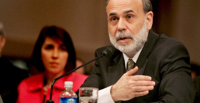 Bernanke cree que las turbulencias económicas se apaciguan