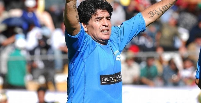 Maradona considera que el Madrid ganó la Liga justamente, pero sin brillantez