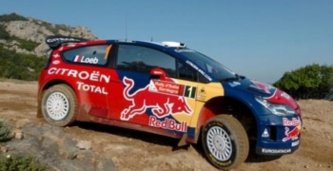 Loeb y Sordo se ponen al frente del rally de Cerdeña