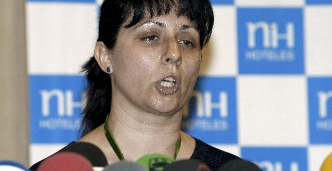 Destruido el monolito del ex marido de la directora de Víctimas del Gobierno Vasco
