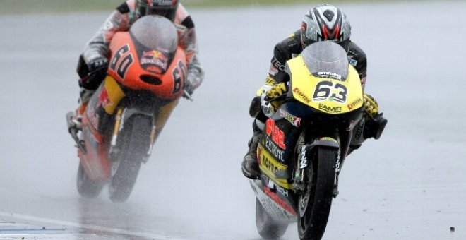 La lluvia deja sin carrera a los españoles en el Gran Premio de Francia y Di Meglio se aprovecha