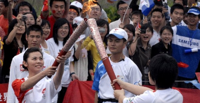 Confirman la reducción de la etapa tibetana del relevo de la antorcha