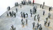 Las esculturas de Juan Muñoz "respiran" en el Museo Guggenheim de Bilbao