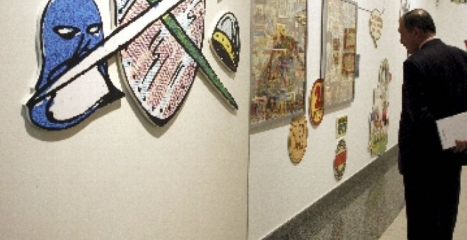 Una exposición recrea en Valladolid las aventuras del Guerrero del Antifaz