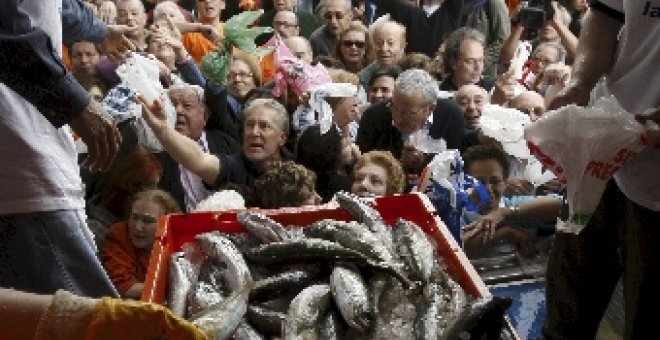 Miles de pescadores reclaman en Madrid ayudas por el alza del gasóleo
