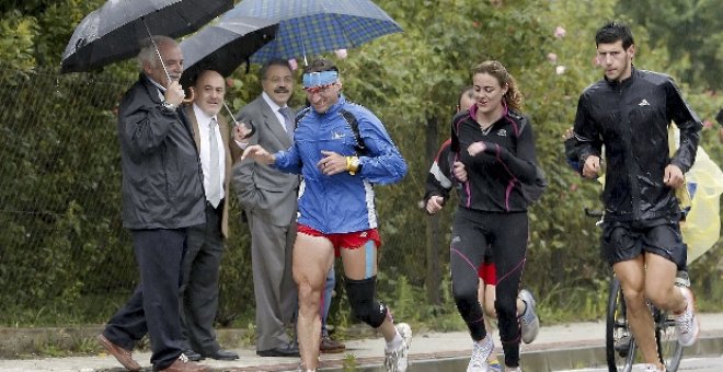 Un atleta recorre mil kilómetros para demostrar a los enfermos que no hay nada imposible