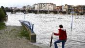 Continúa en alerta Miranda de Ebro por crecida de los ríos que la atraviesan