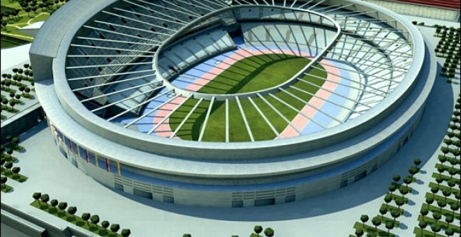 El estadio olímpico y del Atlético tendrá un aspecto más llamativo al proyectado