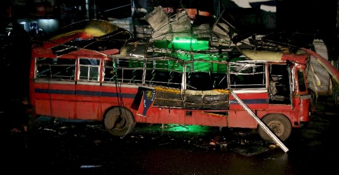 Un muerto y 14 heridos en otra explosión en un autobús en Sri Lanka