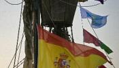 El Galeón "Andalucía" dará la vuelta al mundo con la Esperanza de Triana en la popa