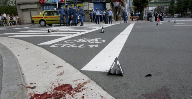 Siete muertos y diez heridos apuñalados por un hombre en el centro de Tokio