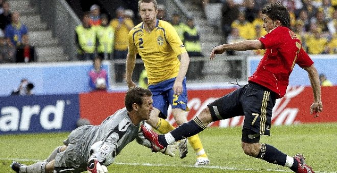 Villa asegura que este gol vale más que los tres frente a Rusia