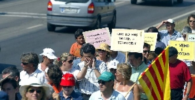 Las protestas de payeses causan las primeras retenciones en Lleida y en N-240