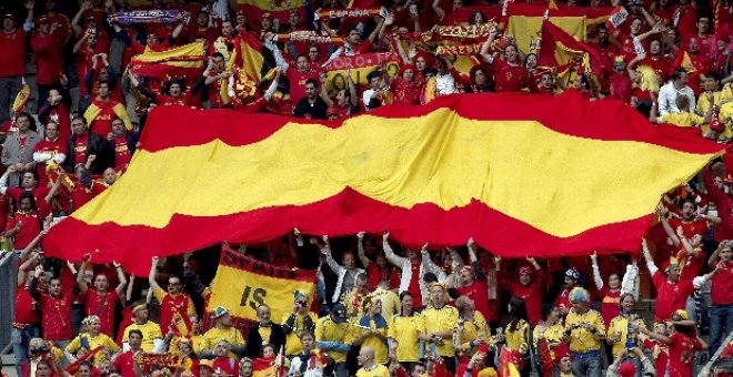 Centenares de aficionados viajan a Viena convencidos del triunfo de la selección española