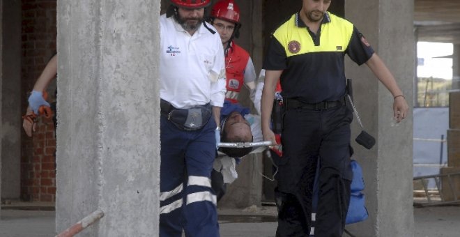 Entrenamiento en el "tajo" al estilo oriental para evitar accidentes