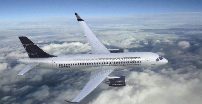 El grupo canadiense Bombardier desafía a sus rivales con el proyecto de un avión comercial