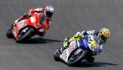 Valentino Rossi vence a Stoner en el Gran Premio de Estados Unidos y suma su cuarta victoria del año