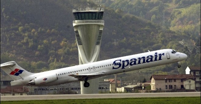 Spanair ha cancelado dos vuelos y prosigue hoy su operatividad con normalidad