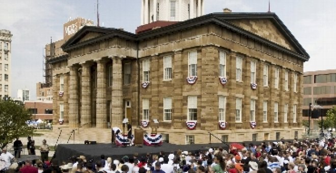 Obama, junto a Biden, retorna a Springfield y a la figura de Abraham Lincoln