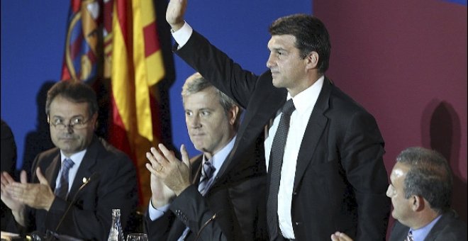 La asamblea del Barcelona avala la continuidad de Laporta como presidente del club