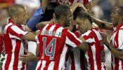 El Atlético vuelve a la Liga de Campeones con goleada y el Liverpool con sufrimiento