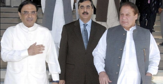 Zardari se reúne con Sharif tras su elección como presidente de Pakistán