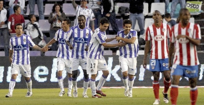 2-1. El líder "encalla" ante un Valladolid en inferioridad numérica