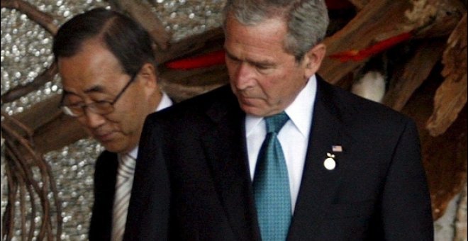 Bush se despide de la ONU por la puerta de atrás