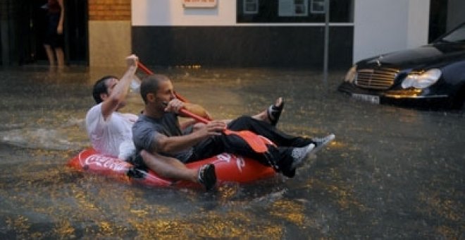 Sueca, un pueblo convertido en piscina