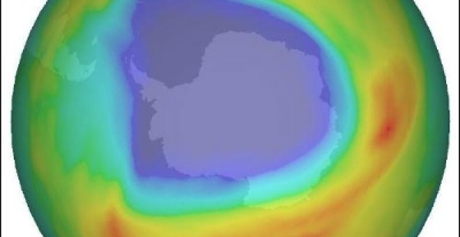 El agujero de la capa de ozono sobre la Antártida comienza a ser más grande que en 2007