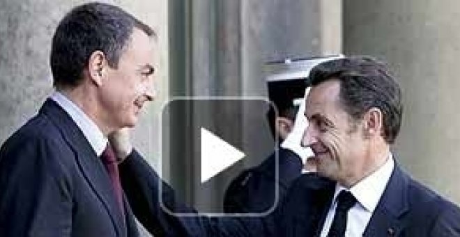 Zapatero pide a Sarkozy que convoque una reunión urgente del Eurogrupo
