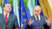 Duelo verbal entre Barroso y Putin en la cumbre europea con Rusia