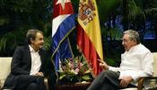 Raúl Castro recibe a Rodríguez Zapatero y Moratinos en La Habana