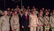 Morenés visita por sorpresa a las tropas españolas desplegadas en Irak