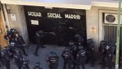La Policía desaloja a okupas de ideología nazi de un edificio en Madrid