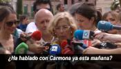 Carmena ya 'ejerce' de alcaldesa de Madrid