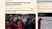 'Financial Times' afirma que Podemos podría limpiar las instituciones