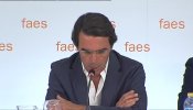 Aznar critica a Tsipras por haber convocado un referéndum "como elemento de extorsión"