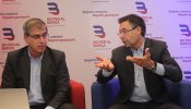 Bartomeu, Benedito, Freixa y Laporta exponen sus proyectos para el Barça a los economistas catalanes
