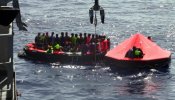 Rescatan a 345 inmigrantes en apuros frente a las costas libias