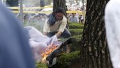 Un anciano surcoreano se prende fuego frente a la Embajada de Japón