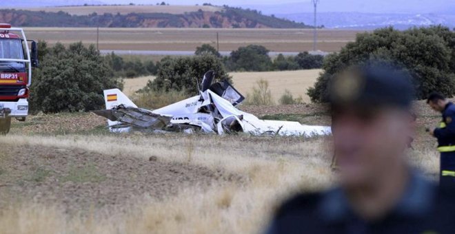 Dos muertos al estrellarse una avioneta en Casarrubios del Monte (Toledo)