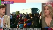 Cientos de tuiteros reprochan a Alfonso Rojo su comentario machista sobre el "canalillo" de Tania Sánchez